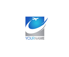 AIRPLANE BLUE LOGO