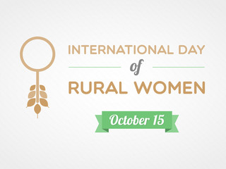 International Day of Rural Women