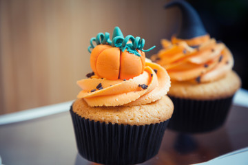 Cupcakes in halloween style