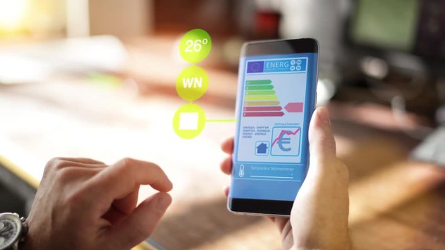 Smart home Hausautomation für das vernetzte Haus der Zukunft mit smartphone und home control app