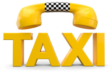 3d Taxi Zentrale mit Schild © fotomek