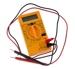 Multimeter / Multimeter auf einem weißen Hintergrund