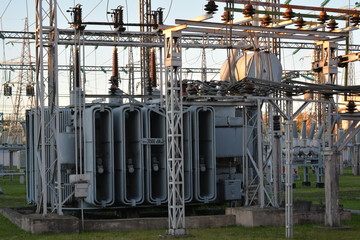 transformer and wires, thermal power plants, communication, support, reinforcement