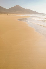 Fototapeta na wymiar Famous beach Cofete on Fuerteventura, Spain.