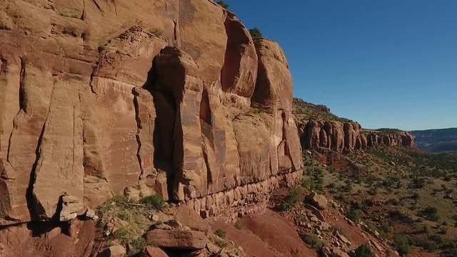 Aerial Drone Footage of Colorado red rocks  12