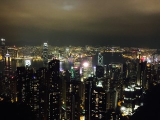 Fototapeta na wymiar Hongkong at night