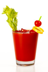 Bloody mary cocktail