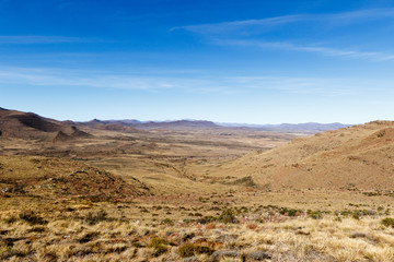 Beautiful green valley within the mountains