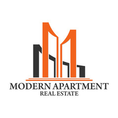 Real Estate, Building and Construction Logo Vector Design