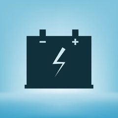 Car battery icon