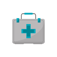 Obraz premium Medical kit icon. Medical health care and hospital theme. Isolated design. Vector illustration