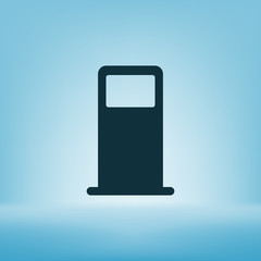 Petrol refueling station vector icon