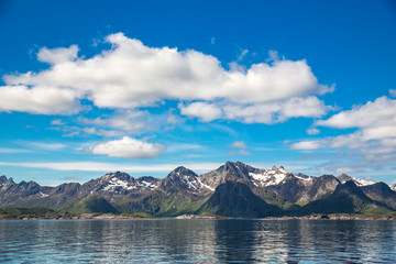 Fototapeta premium Landscape in Lofoten Islands, Norway.
