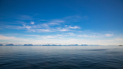 Fototapeta na wymiar Landscape in Lofoten Islands, Norway.