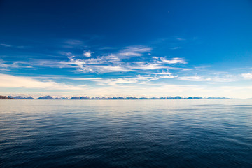 Landscape in Lofoten Islands, Norway.