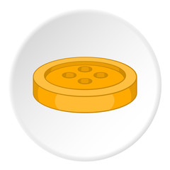 Button icon. Flat illustration of button vector icon for web