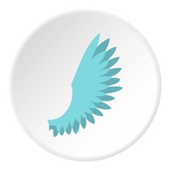 One wing icon. Flat illustration of one wing vector icon for web