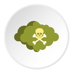 Deadly air icon. Flat illustration of deadly air vector icon for web