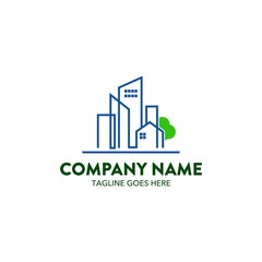 Fototapeta premium House And Real Estate Logo Template