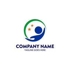 Obraz premium Child Care Logo Template