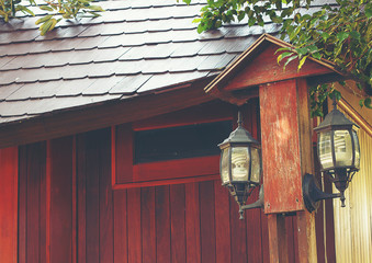 Street lamp in the garden