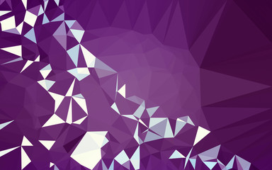 Obraz premium Abstract low poly background, geometry triangle