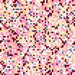 abstract square pixel mosaic background