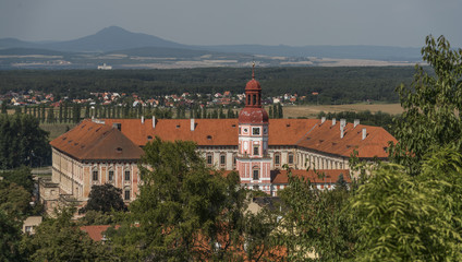 Obraz premium Roudnice nad Labem town in summer day