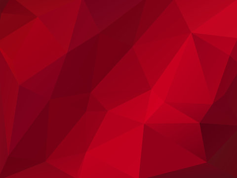 Red Abstract Background Triangular Triangle Vector