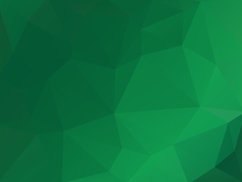 Green Abstract Background Triangular Triangle Vector