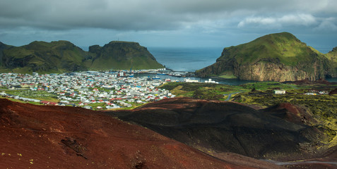Heimaey, volcanic island, south of Iceland