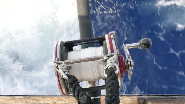 This video is about deep sea fishing trolling