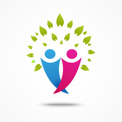 Abstract business icon and symbol