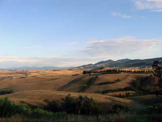 Evening in Tuscany, Italy