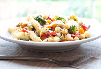 Pasta with vegetable sauce