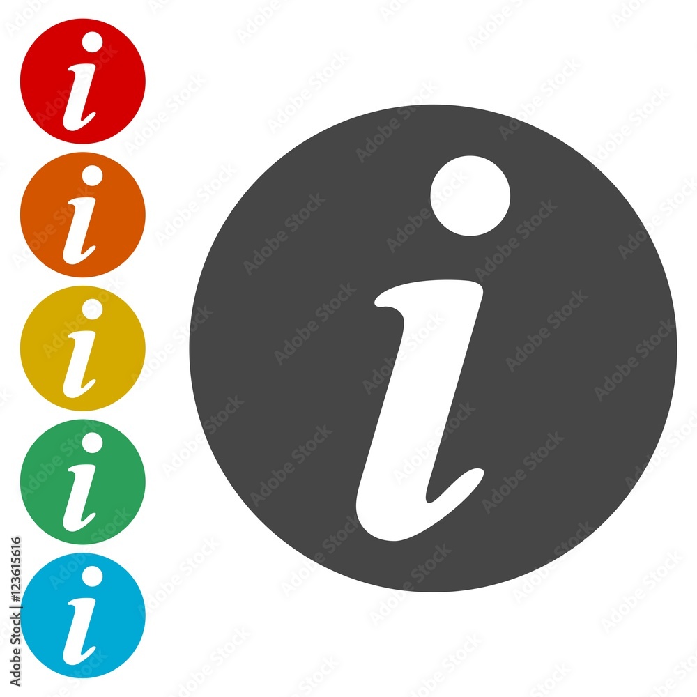 Poster vector information web icon design element