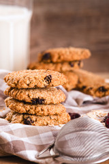 Oatmeal cookies. 