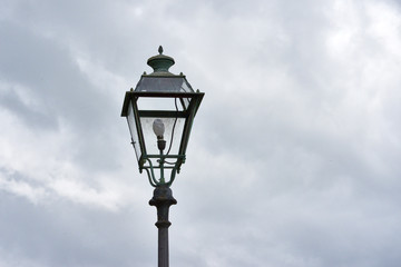 Fototapeta na wymiar detail of old street lamp