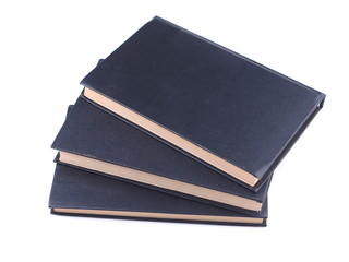 black book on a white background