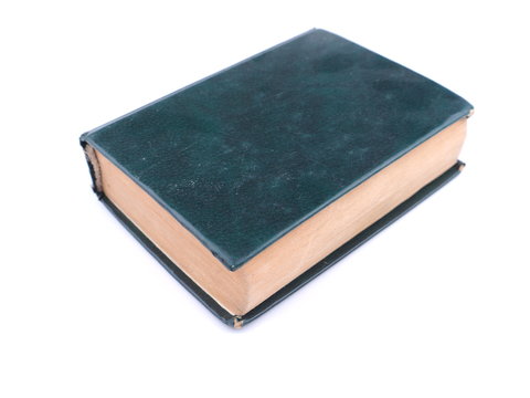 green book on a white background