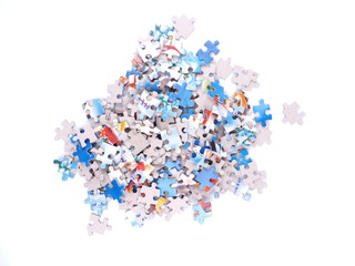 Puzzle on a white background