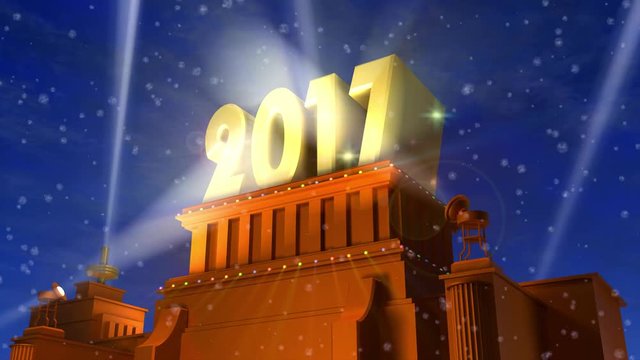 New Year 2017 concept