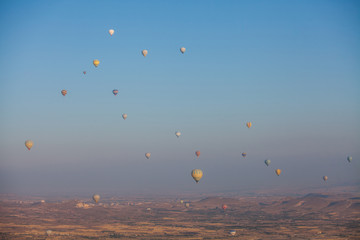 Hot air balloons in Cappadocia