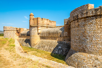 Fototapeta premium Fort Salses le Chateau in the south of France
