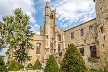 Fototapeta na wymiar Cathedral os Saint Just ant Saint Pasteur in Narbonne