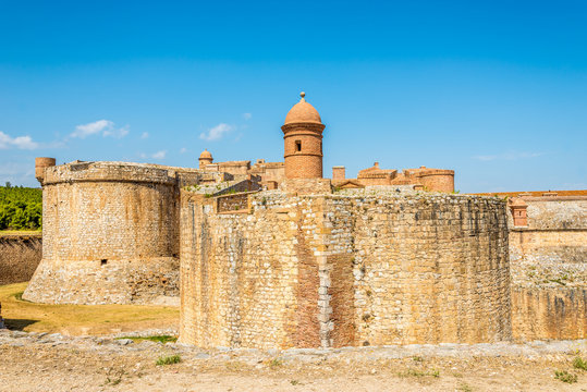 Fort of Salses le Chateau in the south of France