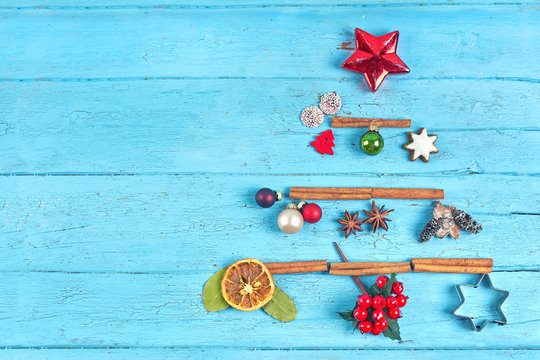 weihnachtliche Dekoration, Zimtbaum