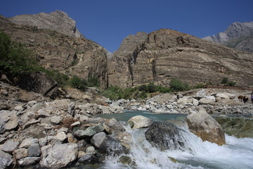 Pamir region Russian Federation Central Asia mountain landscapes