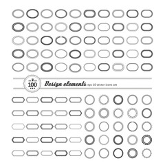 Decorative frame and label