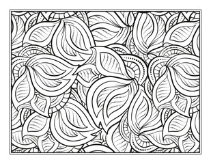 Fantasy decorative ornamental pattern
